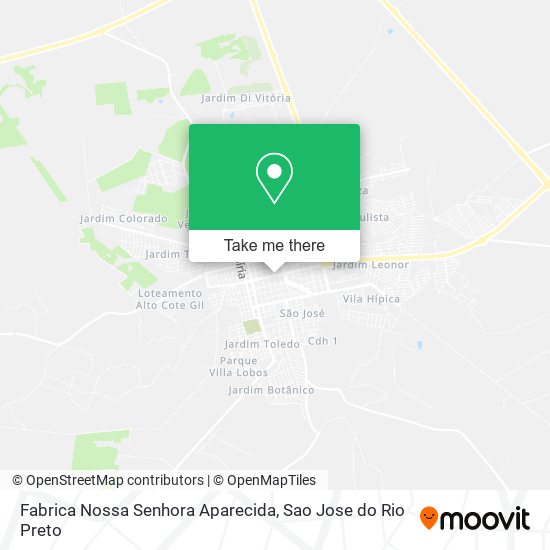 Fabrica Nossa Senhora Aparecida map