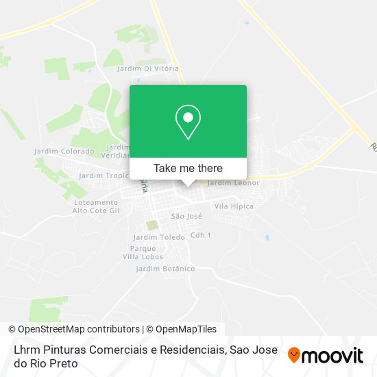 Lhrm Pinturas Comerciais e Residenciais map