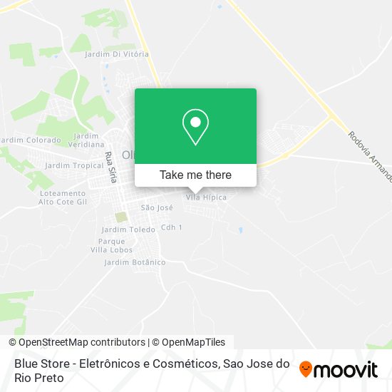 Blue Store - Eletrônicos e Cosméticos map