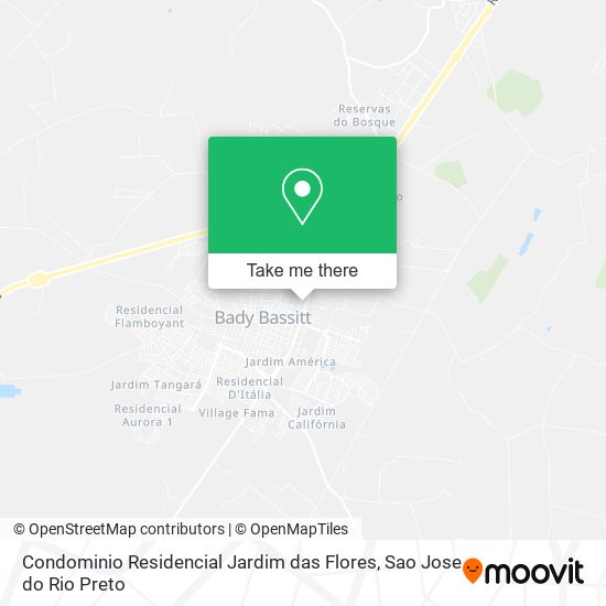 Condominio Residencial Jardim das Flores map