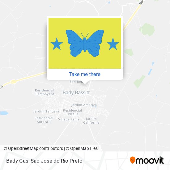 Bady Gas map