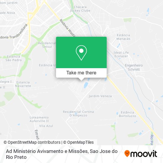 Ad Ministério Avivamento e Missões map