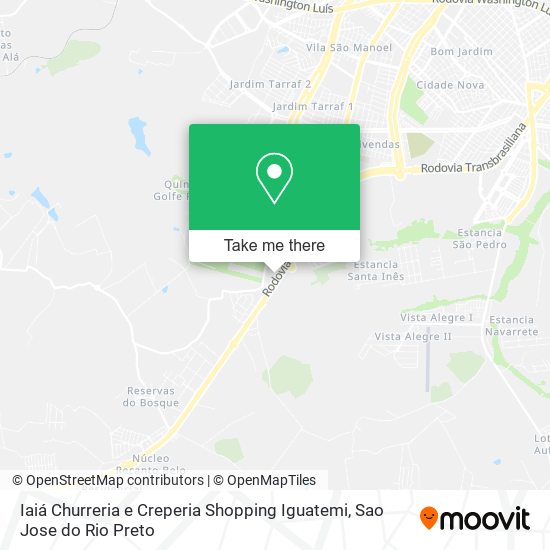 Mapa Iaiá Churreria e Creperia Shopping Iguatemi