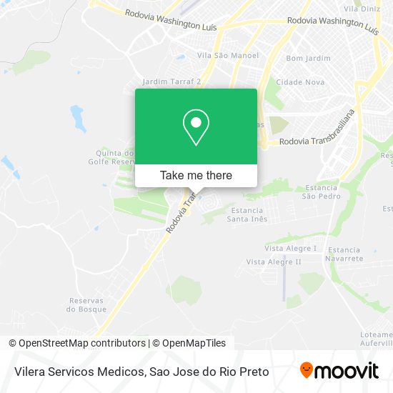Vilera Servicos Medicos map
