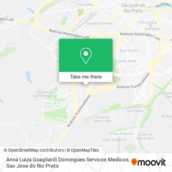 Anna Luiza Guagliardi Domingues Servicos Medicos map