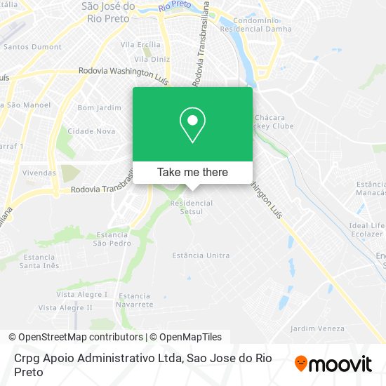 Crpg Apoio Administrativo Ltda map