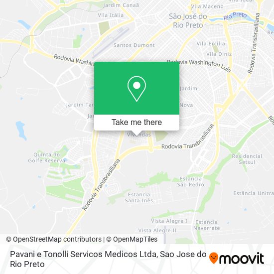 Pavani e Tonolli Servicos Medicos Ltda map