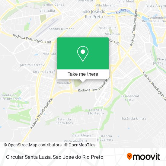 Circular Santa Luzia map