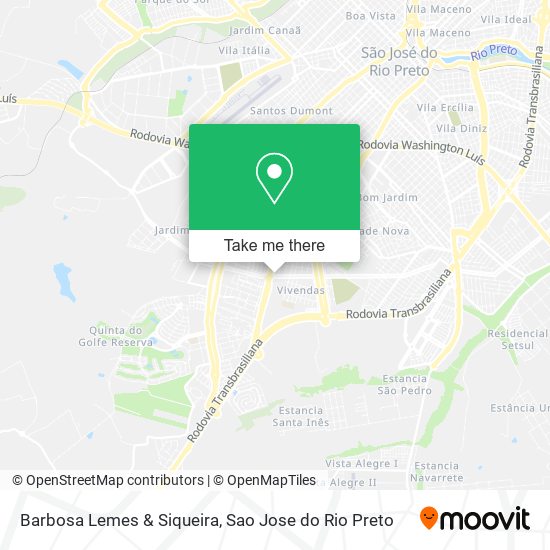 Barbosa Lemes & Siqueira map