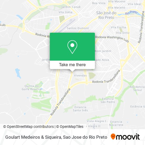 Goulart Medeiros & Siqueira map