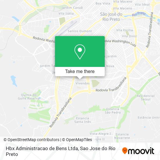 Mapa Hbx Administracao de Bens Ltda