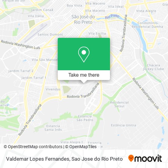 Valdemar Lopes Fernandes map