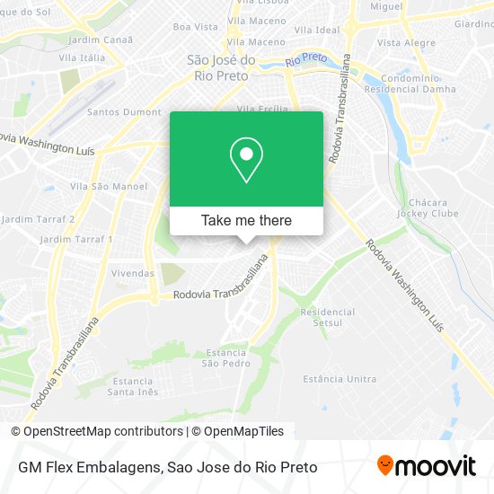 Mapa GM Flex Embalagens