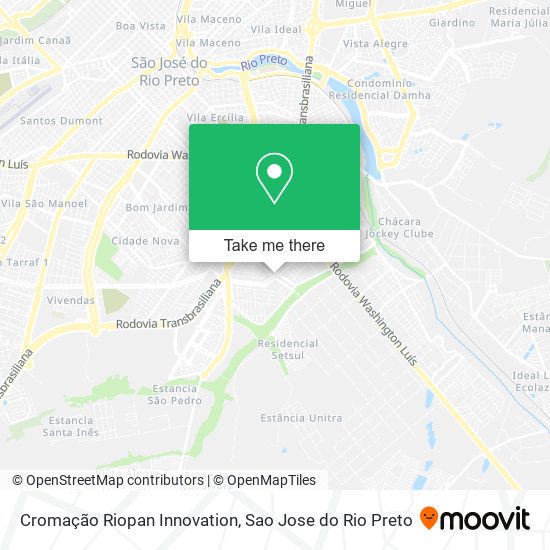 Cromação Riopan Innovation map