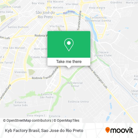 Kyb Factory Brasil map