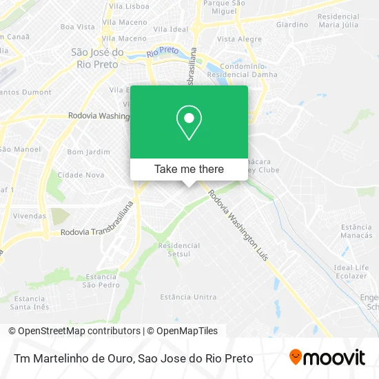 Tm Martelinho de Ouro map