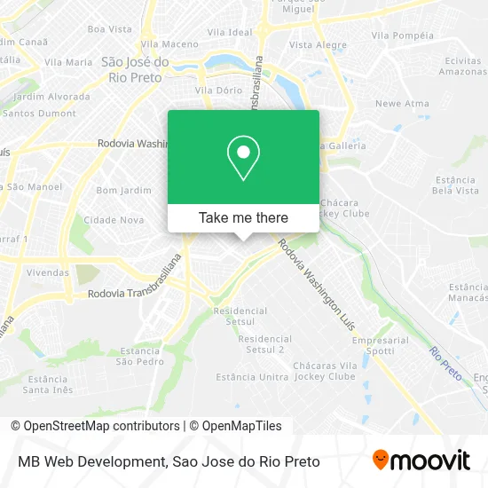 MB Web Development map