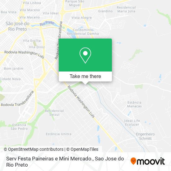 Serv Festa Paineiras e Mini Mercado. map