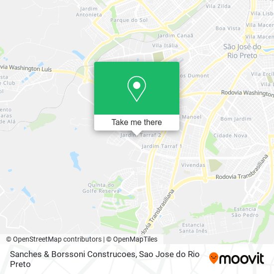 Sanches & Borssoni Construcoes map