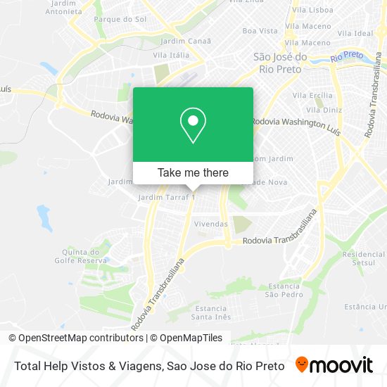 Total Help Vistos & Viagens map