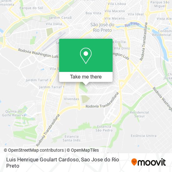 Luis Henrique Goulart Cardoso map