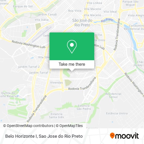 Belo Horizonte I map