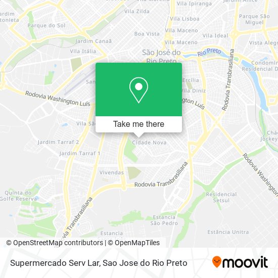 Supermercado Serv Lar map