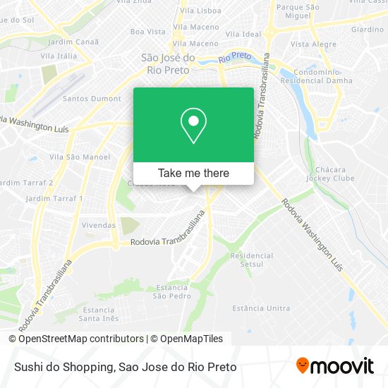 Sushi do Shopping map