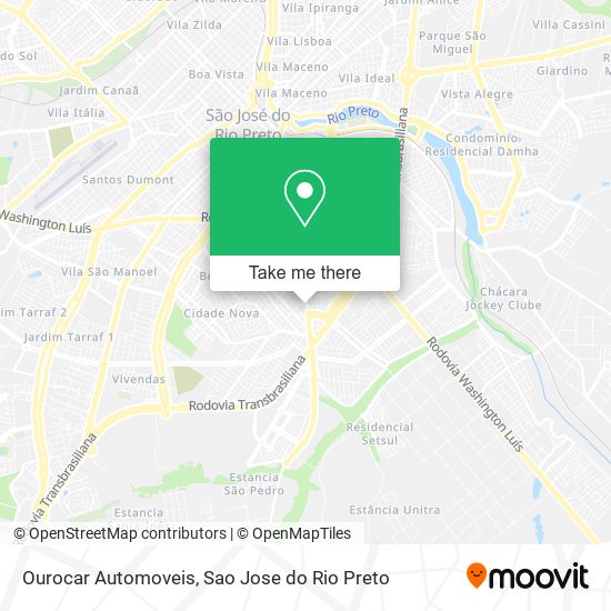 Ourocar Automoveis map