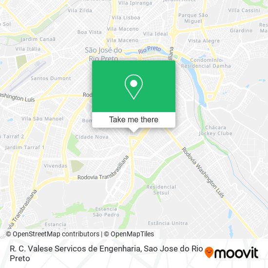 R. C. Valese Servicos de Engenharia map