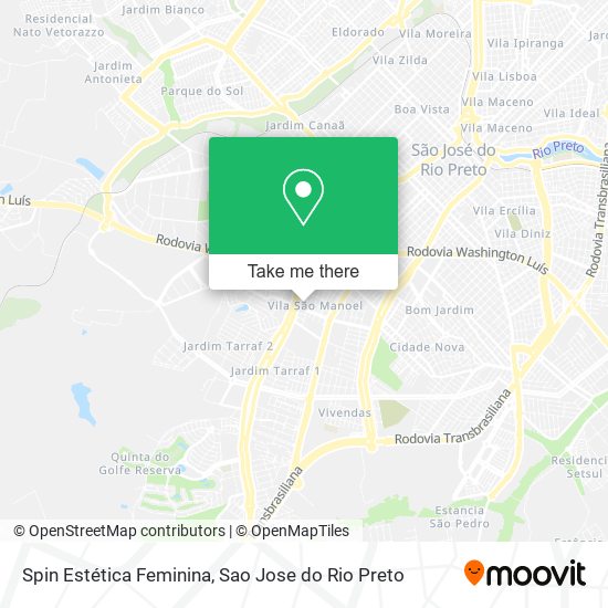 Mapa Spin Estética Feminina