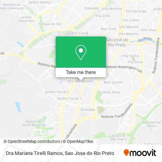 Dra Mariana Tirelli Ramos map