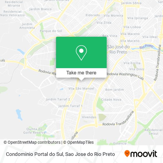 Condominio Portal do Sul map