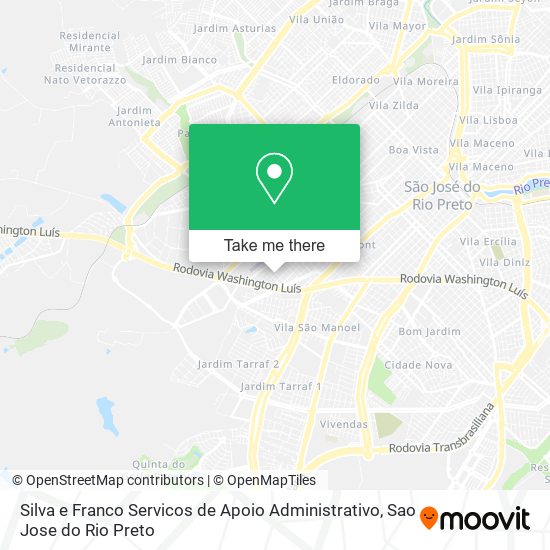 Silva e Franco Servicos de Apoio Administrativo map