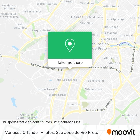 Mapa Vanessa Orlandeli Pilates