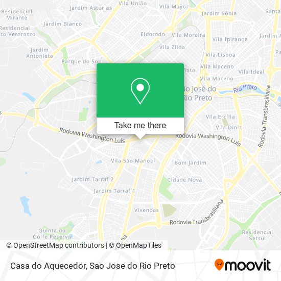 Casa do Aquecedor map