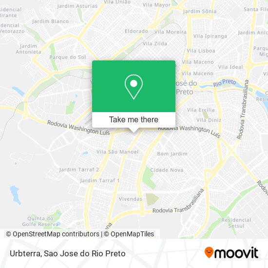 Urbterra map