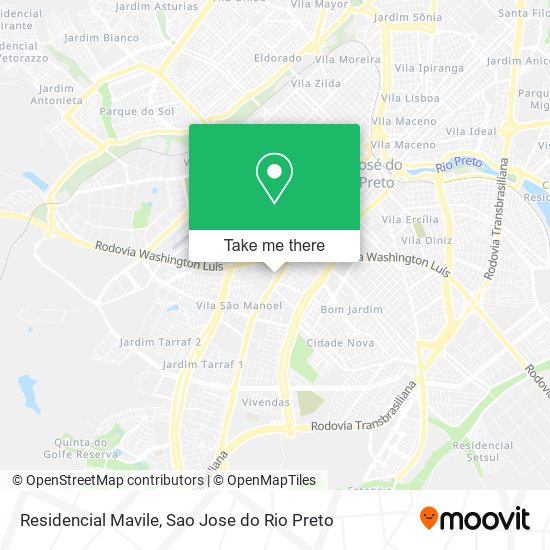 Residencial Mavile map