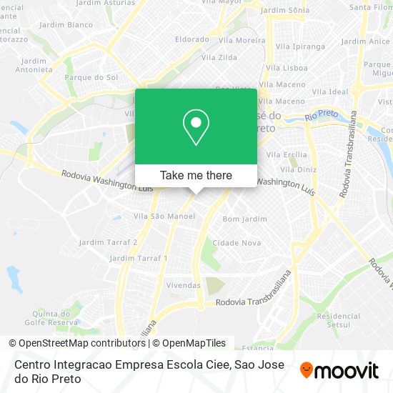 Centro Integracao Empresa Escola Ciee map