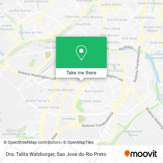 Dra. Talita Walzburger map
