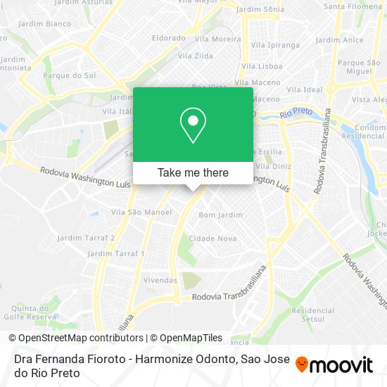 Dra Fernanda Fioroto - Harmonize Odonto map