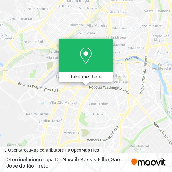 Otorrinolaringología Dr. Nassib Kassis Filho map