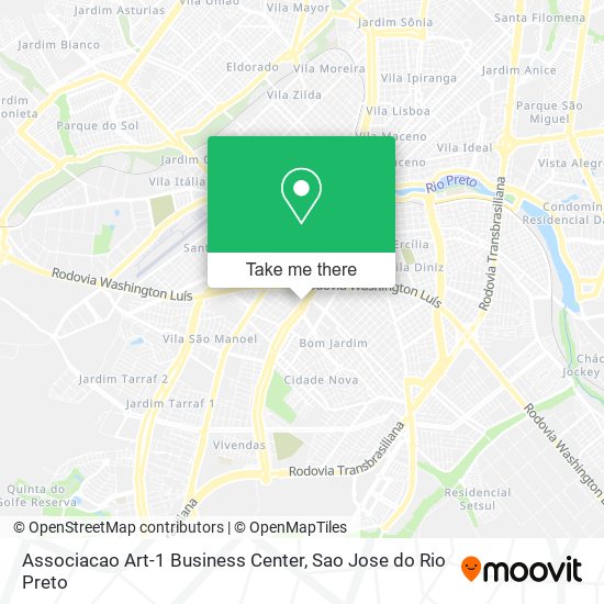 Associacao Art-1 Business Center map