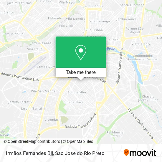 Irmãos Fernandes Bjj map