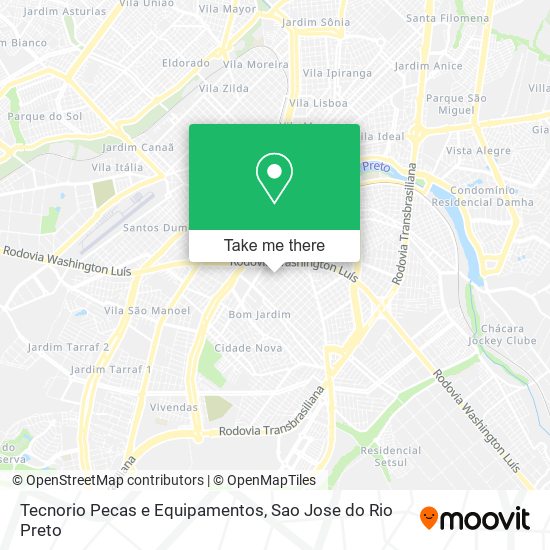 Tecnorio Pecas e Equipamentos map