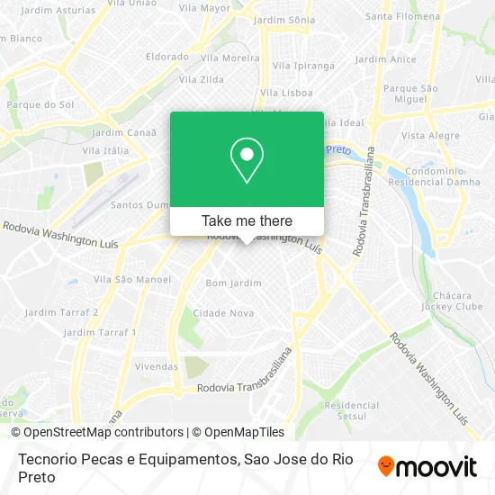 Tecnorio Pecas e Equipamentos map