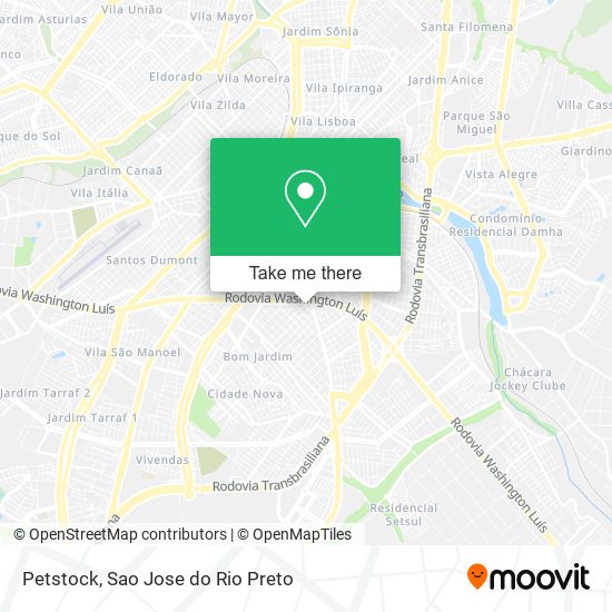 Petstock map