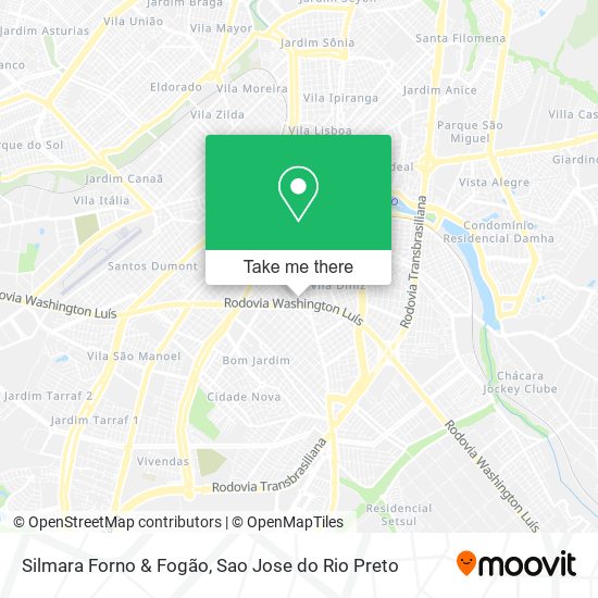 Silmara Forno & Fogão map