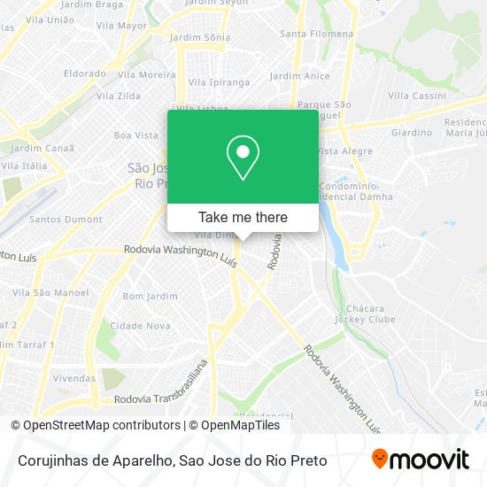 Corujinhas de Aparelho map