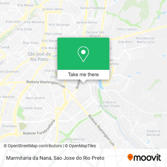 Marmitaria da Naná map